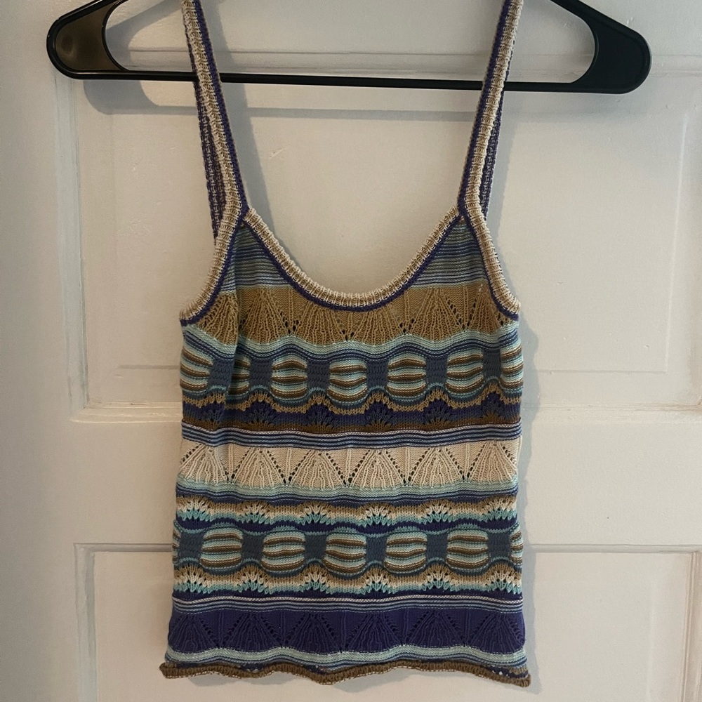 Kimchi Blue Multicolor Knit Tank Top